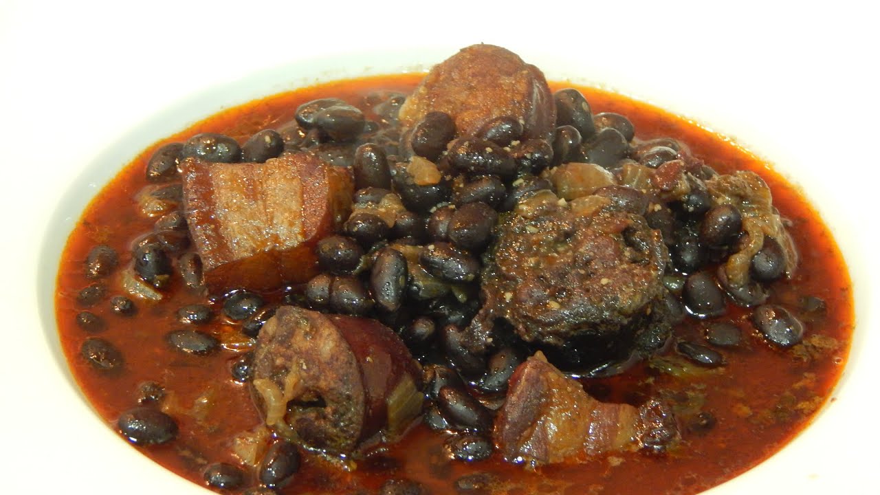 Receta fácil de judías negras a la Vasca