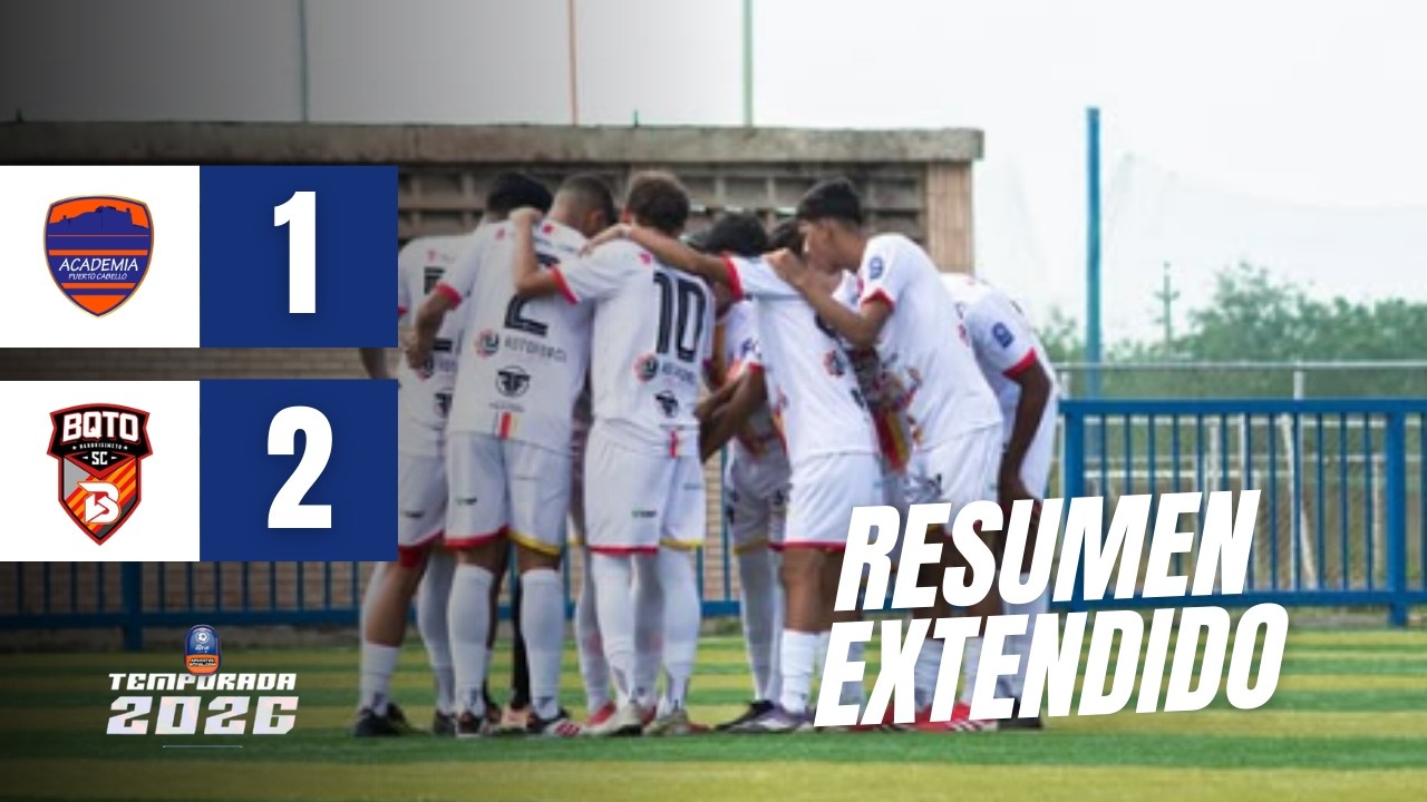 ¡GANÓ BARQUISIMETO! | Academia Puerto Cabello B - Barquisimeto SC | RESUMEN Liga Futve 2 - Fecha 1