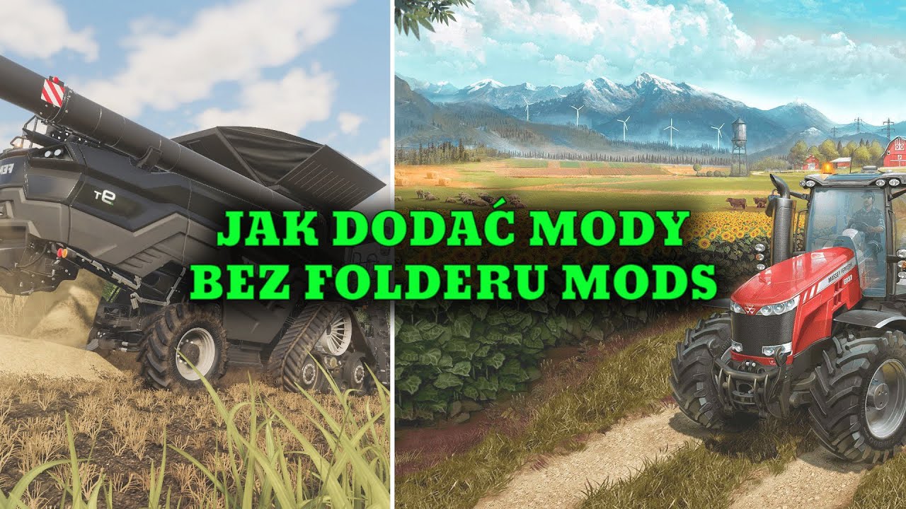 📹Jak dodać mody do Farming Simulator 19/22 bez folderu mods [Poradnik]📥