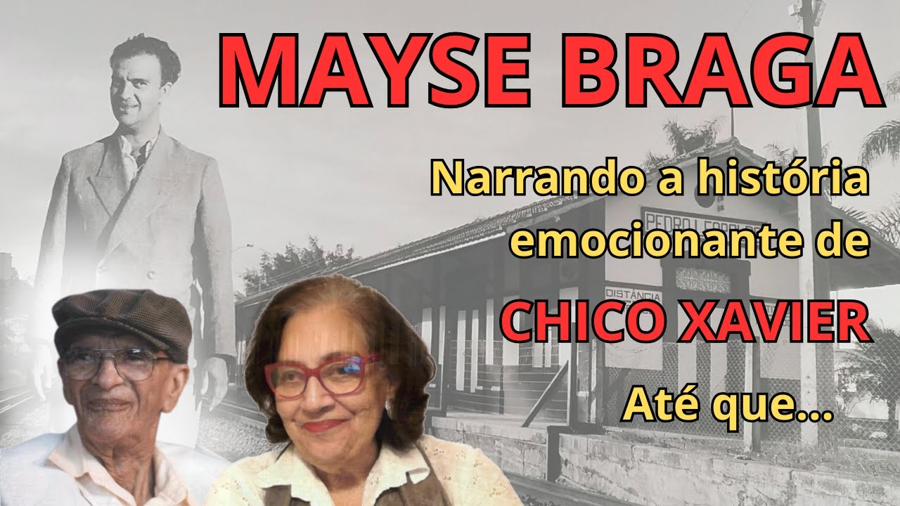 CHICO XAVIER COMO VOCÊ NUNCA OUVIU... MAYSE BRAGA REVIVE MOMENTOS INESQUECÍVEIS.