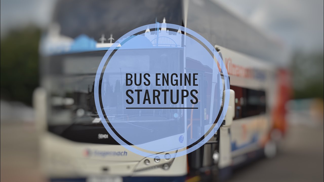 Bus engine startups