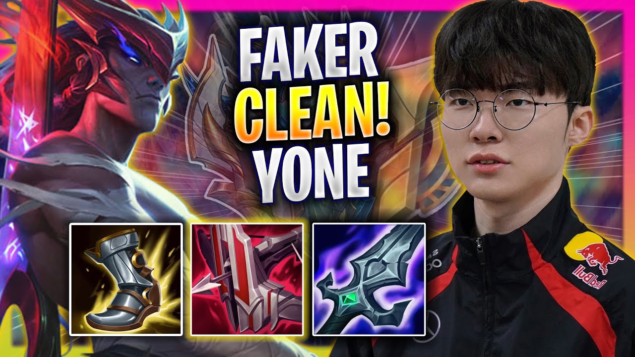 FAKER IS SUPER CLEAN WITH YONE! - T1 Faker Plays Yone MID vs Lucian! | Season 2024