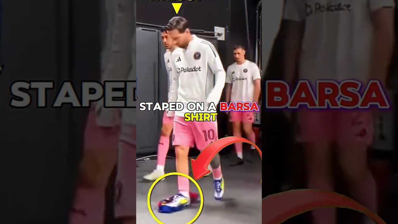 Messi STEPS on Barcelona Jersey?! 😢💔 Unbelievable Moment!