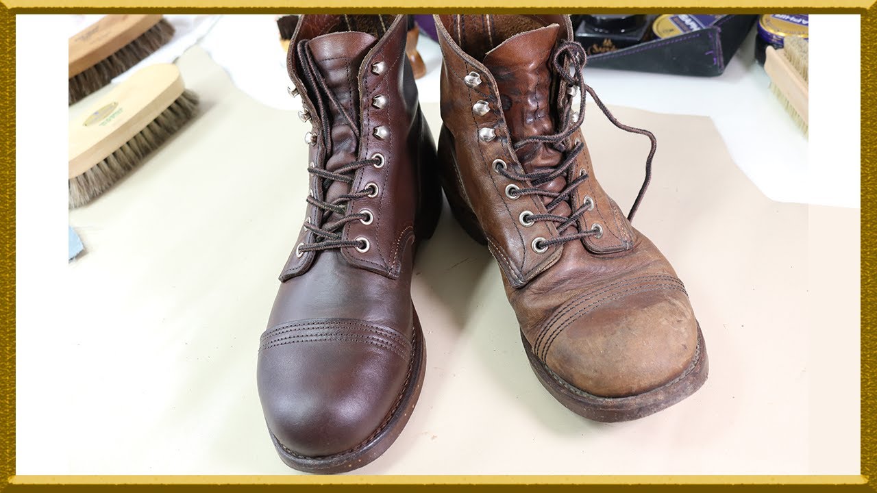 [ASMR] очистить и восстановить «RED WING» 8111 6inch -VeTiVeR