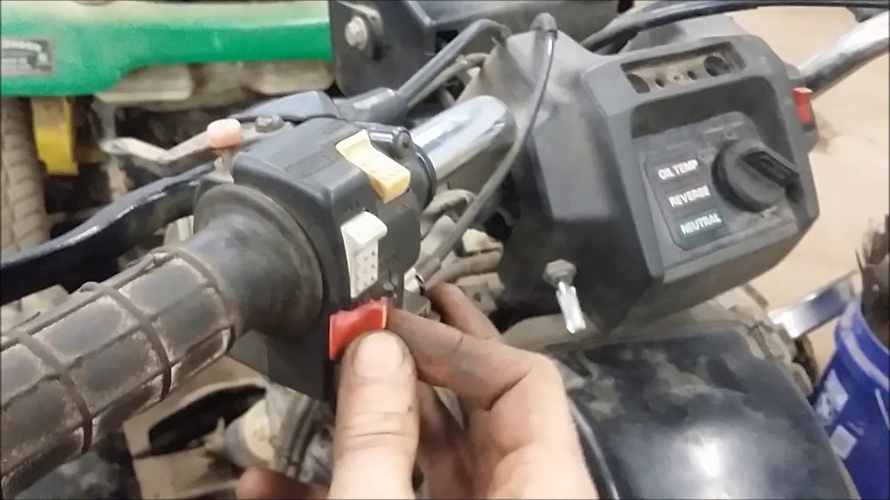 1986 Honda Fourtrax 350 Killswitch bypass