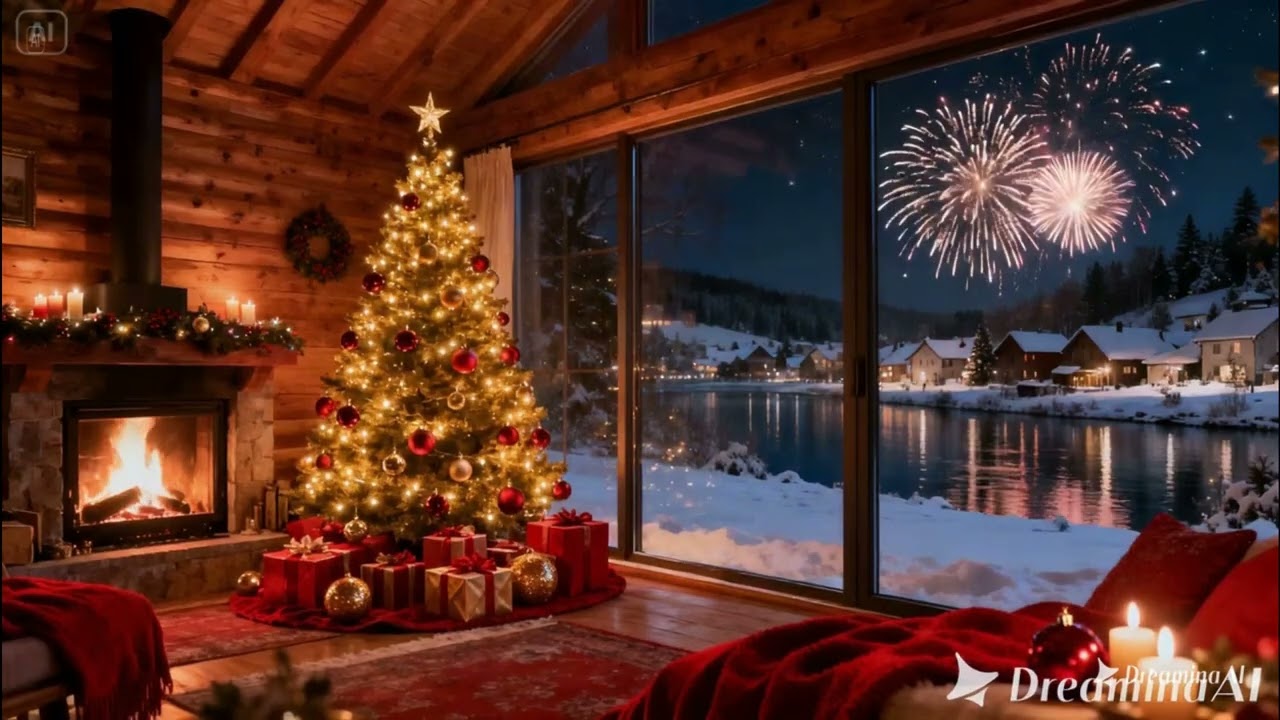 New Year’s Eve Winter Jazz 🎆 Cozy Fireplace & Smooth Jazz to Welcome 2026