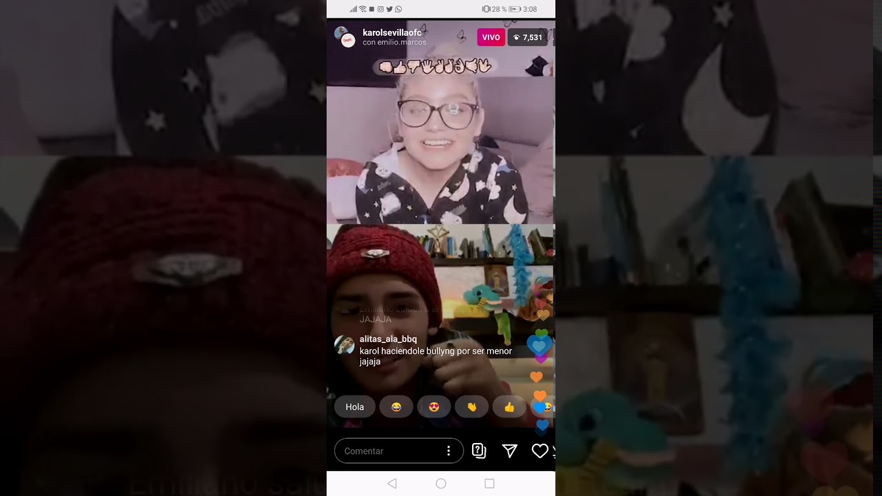 Live de Karol Sevilla y Emilio Osorio (01/05/2020)