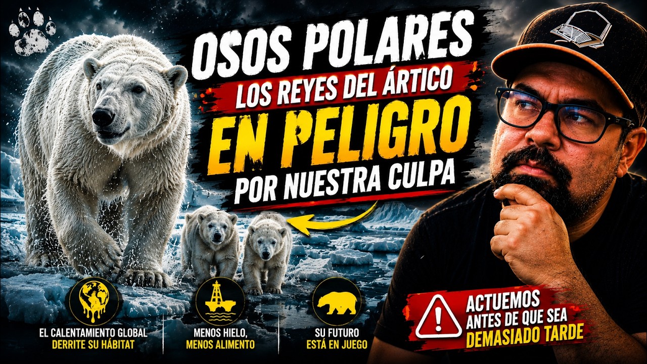 Así viven los osos polares en el Ártico | Documental de animales salvajes ❄️🐻‍❄️