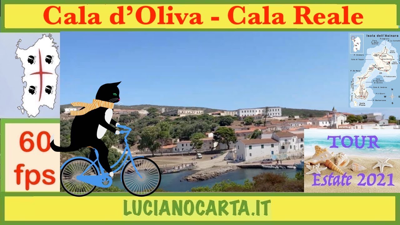 Cala d'Oliva - Cala Reale (ASINARA) - Itinerario in bici