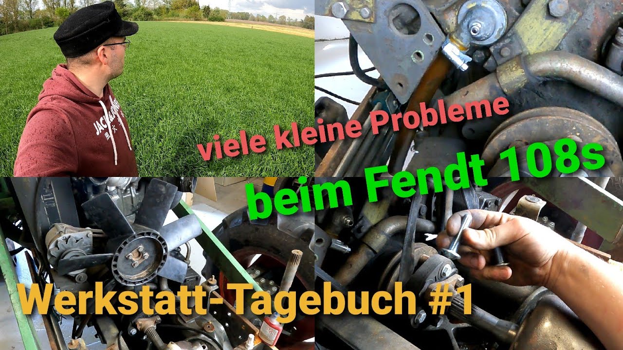 Werkstatt-Tagebuch#1 Lüfter am Fendt 108s tauschen und Motorentlüftung überprüfen