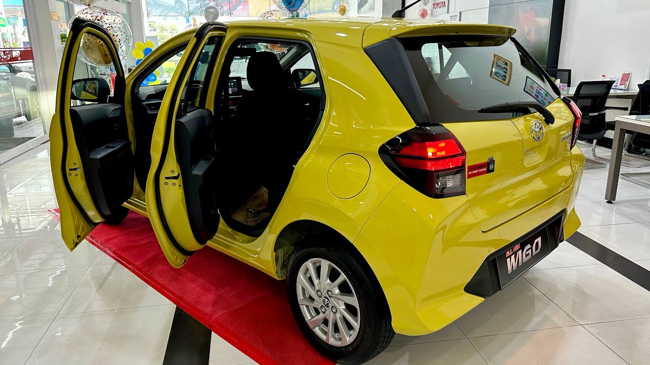 First Look ! 2024 Toyota WIGO 1.0L FWD - 5 Seats | Yellow Color