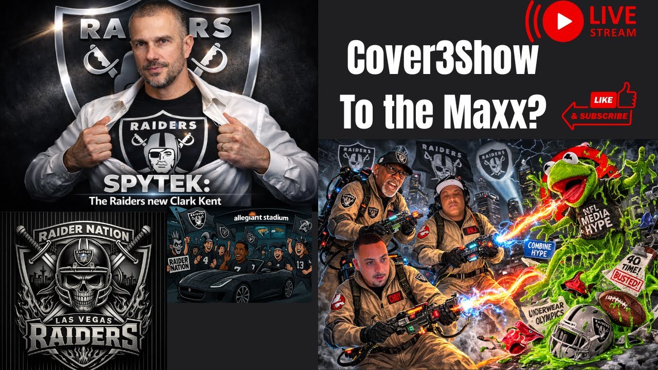 🏴‍☠️ **COVER 3 SHOW – RAIDER NATION CHECK IN** 🏴‍☠️