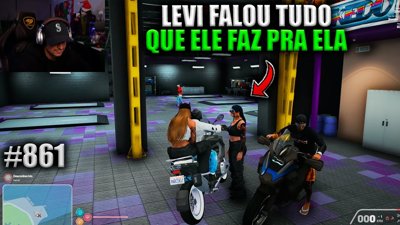 LEVI FALOU TUDO QUE FAZIA DE ILEG4L PRA ELA! EP 861