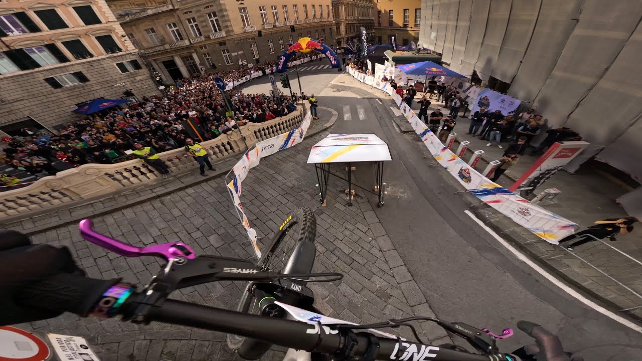 Urban Downhill racing goes wrong... First race in 5 years