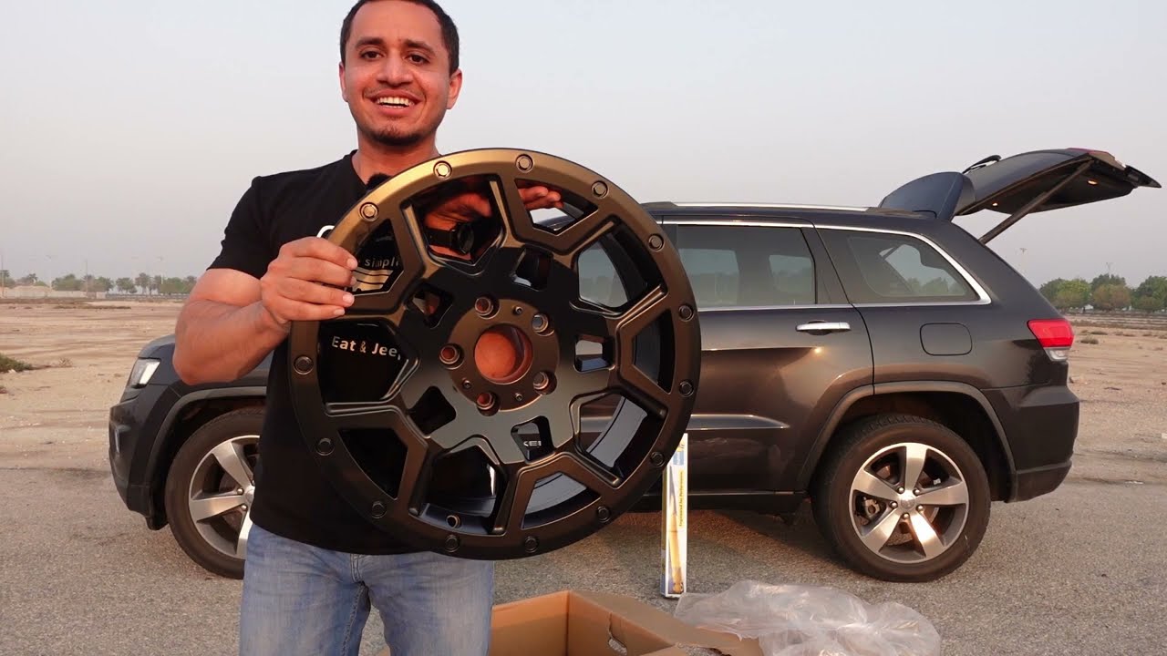 VLOG-37 تغيير مساعدات وجنوط الجيب - جراند شيروكي 2015 (الجزء الاول)