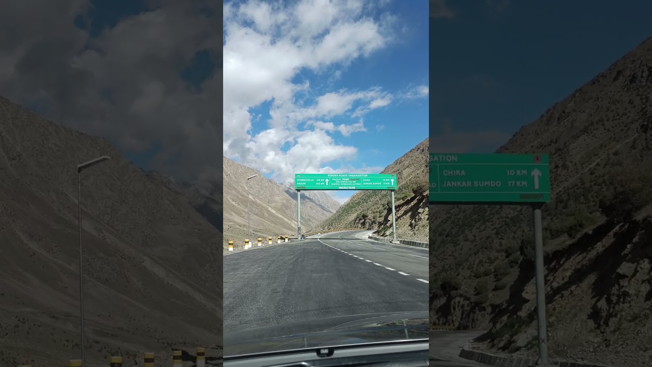 #new #road for #zanskar via #manali #ladakh #jispa #kullu #mountains #mountains #himachal #india