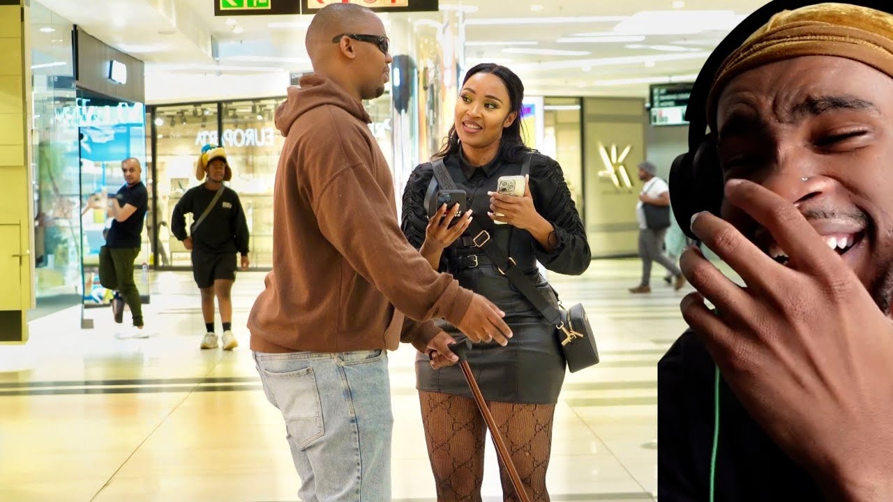 South African Blind Man Picking Up Girls REACTION