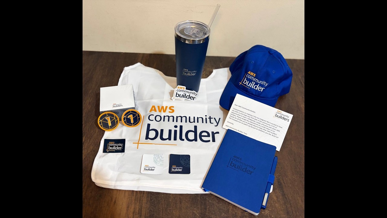 AWS Community Builder Swags 2026 - Unboxing my Year 1 AWS CB Swag! 📦🔥