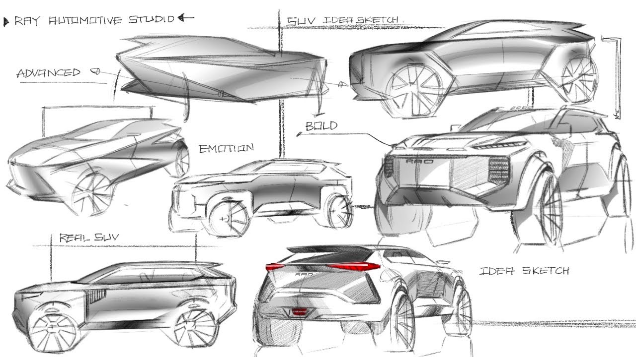 [car sketch]#050 SUV idea sketch