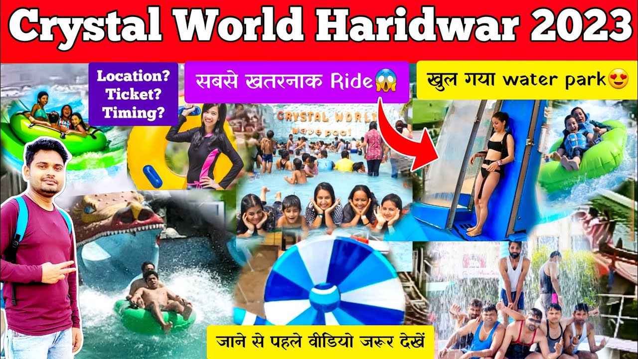 CRYSTAL WORLD WATER PARK HARIDWAR | INDIA'S FASTEST LOOP SLIDE | BEST WATER PARK