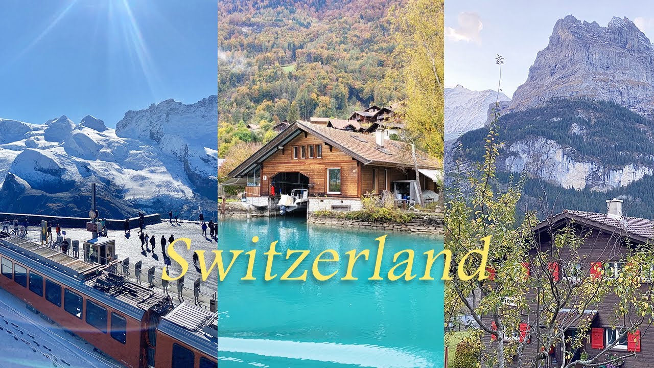 동화 같은 10월 스위스 신혼여행 VLOG 2탄🇨🇭I 체르마트 마테호른 영접 I ☔️비 오는 날 아레슐트협곡 I 브리엔츠 유람선 I 그린델발트 에어비앤비 숙소🏡