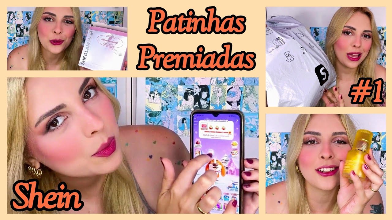 Tudo o que eu Ganhei no Jogo Patinhas Premiadas da Shein + Presente Surpresa da Sheglam Hair