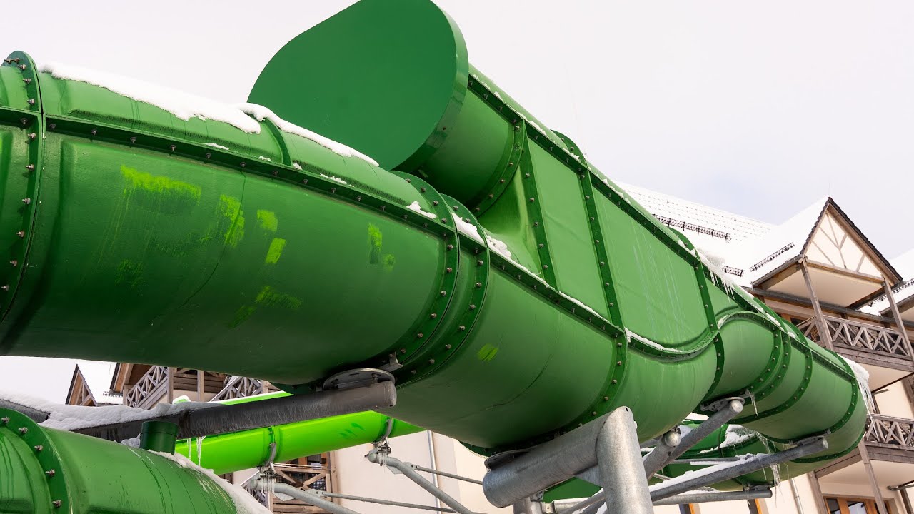 Infinity Jump Illusion Water Slide at The Grand Green Resort