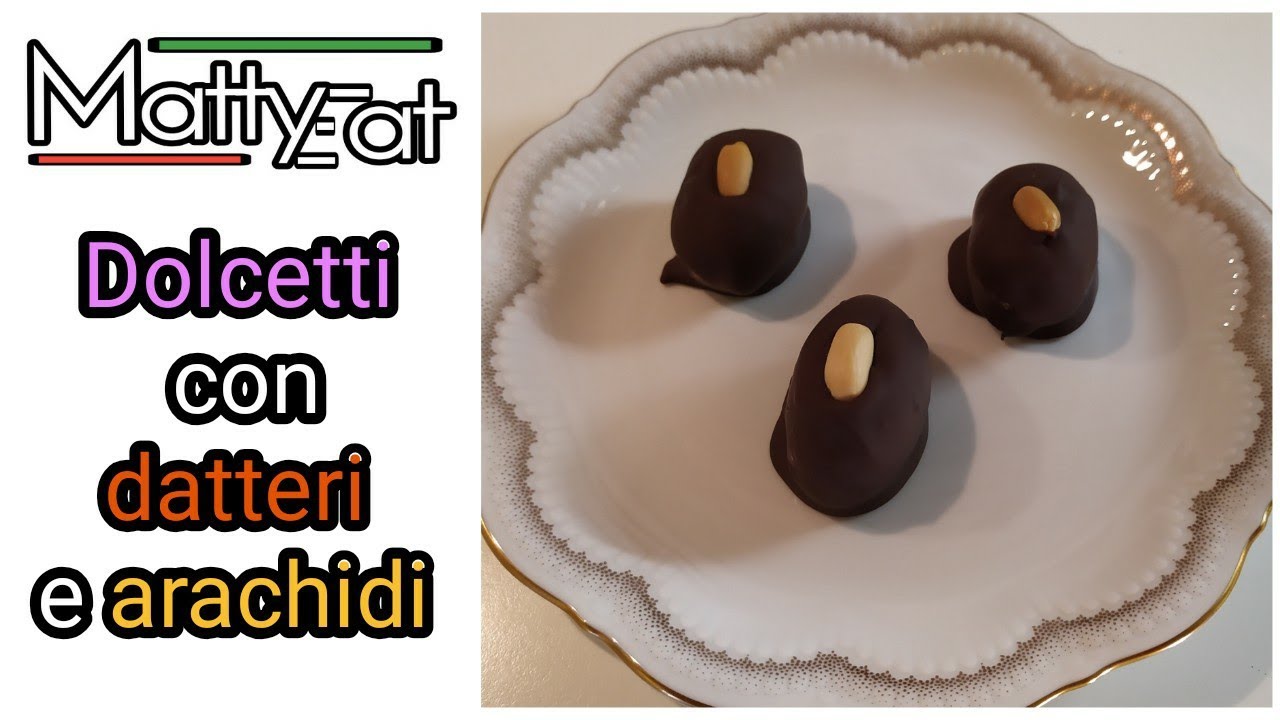 Dolcetti con datteri e arachidi
