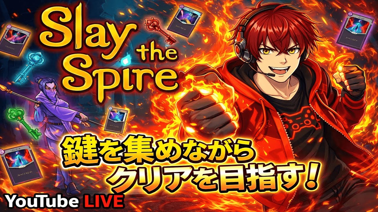 #2 鍵を集めてクリアを目指す！ 初心者のスレスパ【Slay the Spire】