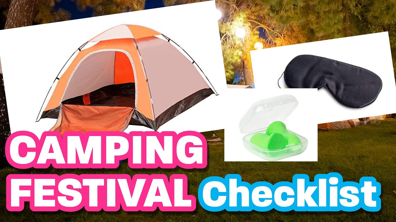 CAMPING MUSIC FESTIVALS (Checklist)