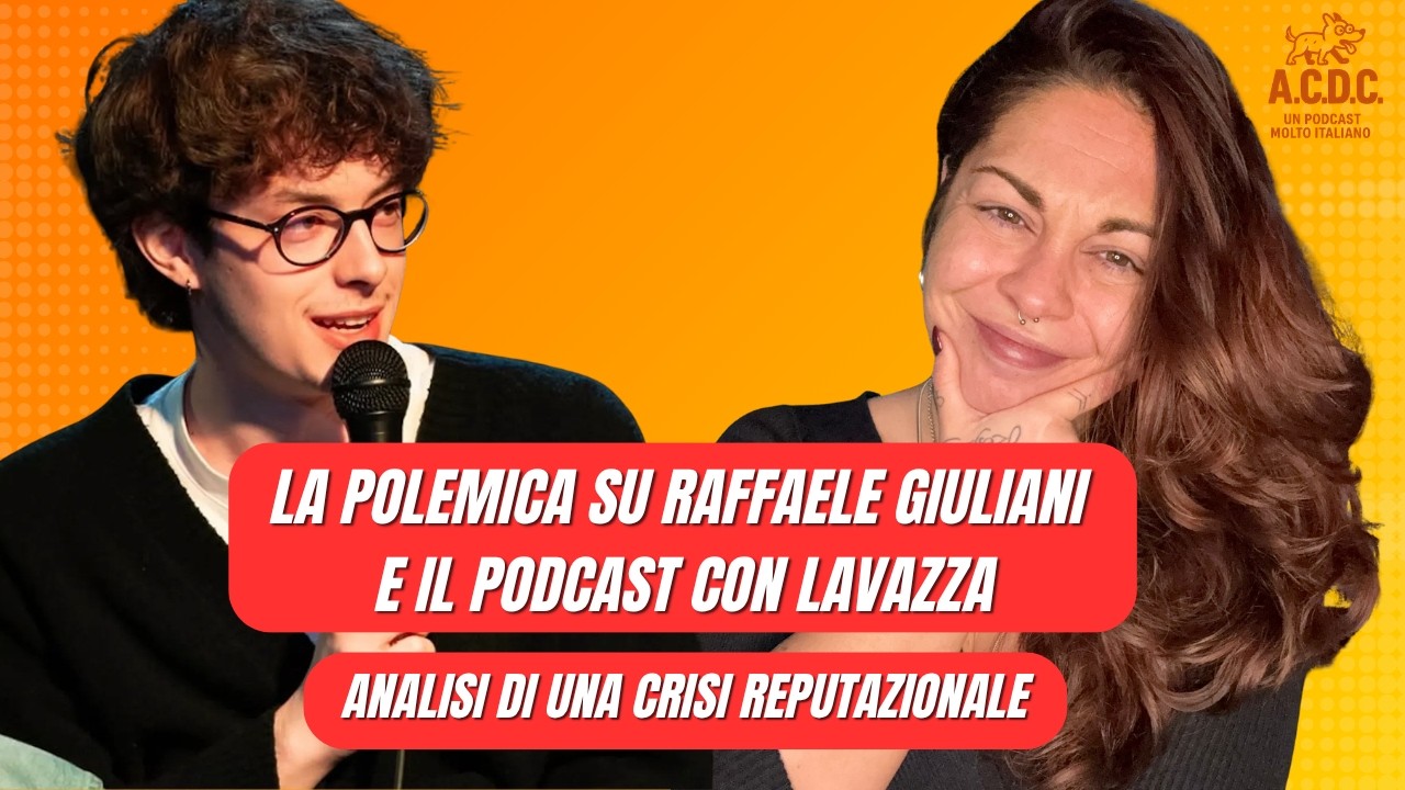 La polemica contro Raffaele Giuliani e il podcast con Lavazza: analisi di una crisi reputazionale