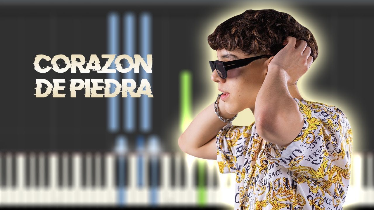 Xavi - Corazón de Piedra | Instrumental Piano Tutorial / Partitura / Karaoke / MIDI