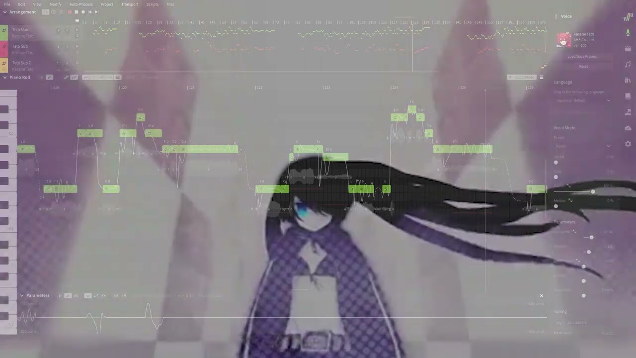 【重音テト（Kasane Teto）SV】ブラックロックシューター (supercell)【Synthesizer V Cover】