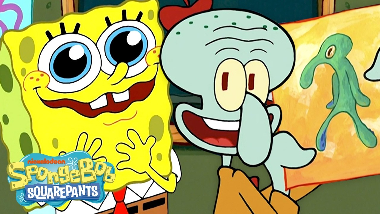 SpongeBob's Best Art Creations & Moments! 🎨 | 30 Minutes | SpongeBob