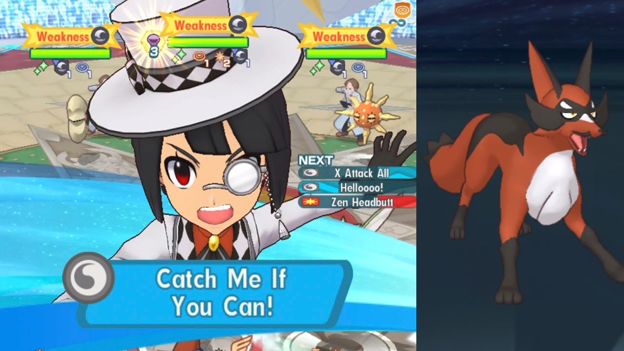 6*EX 3/5 Costume Zinnia & Thievul at 2500pts Champion Stadium | Pok&eacute;mon Masters EX