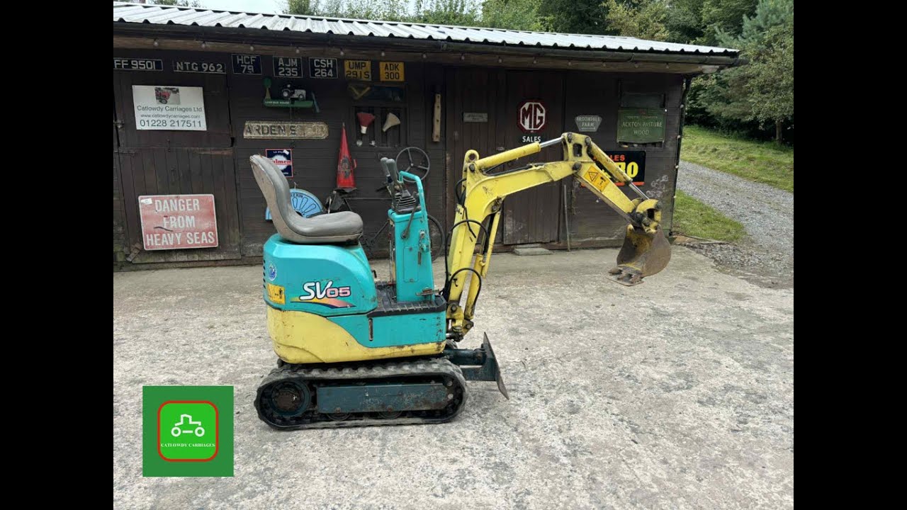 YANMAR SV05 MICRO DIGGER SOLD BY www.catlowdycarriages.com