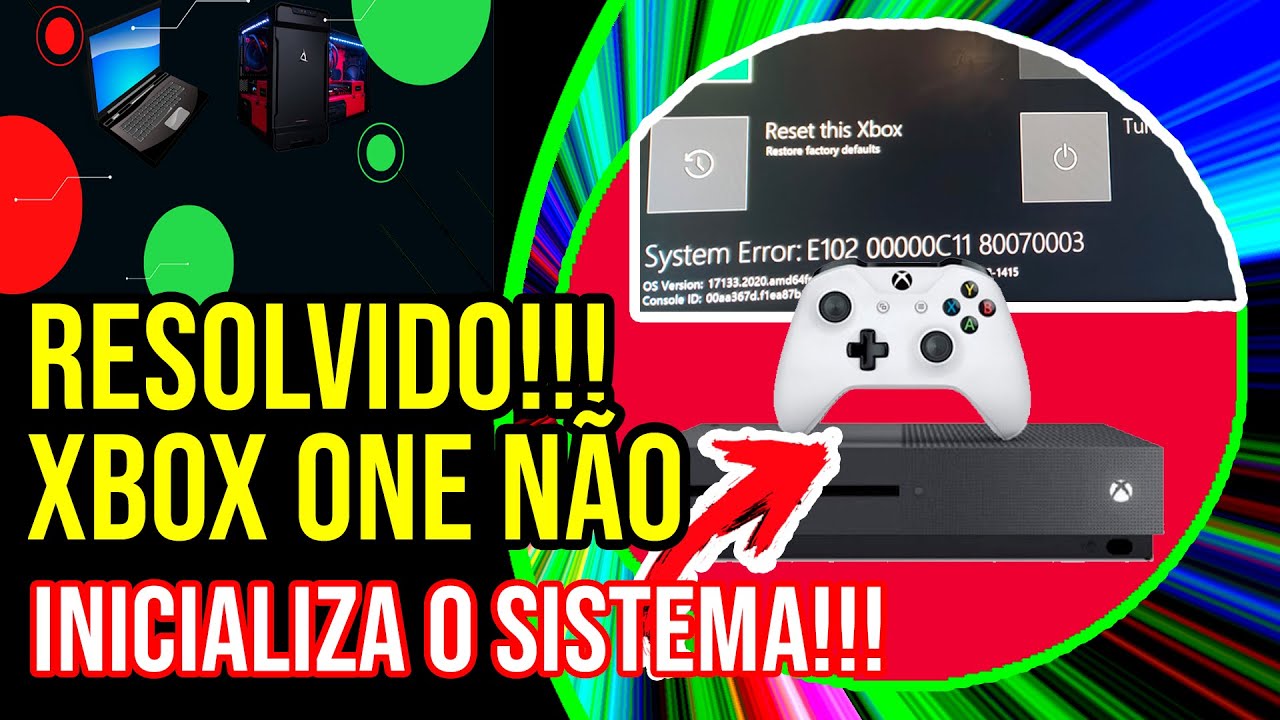 RESOLVIDO! XBOX ONE NÃO INICIALIZA!!!