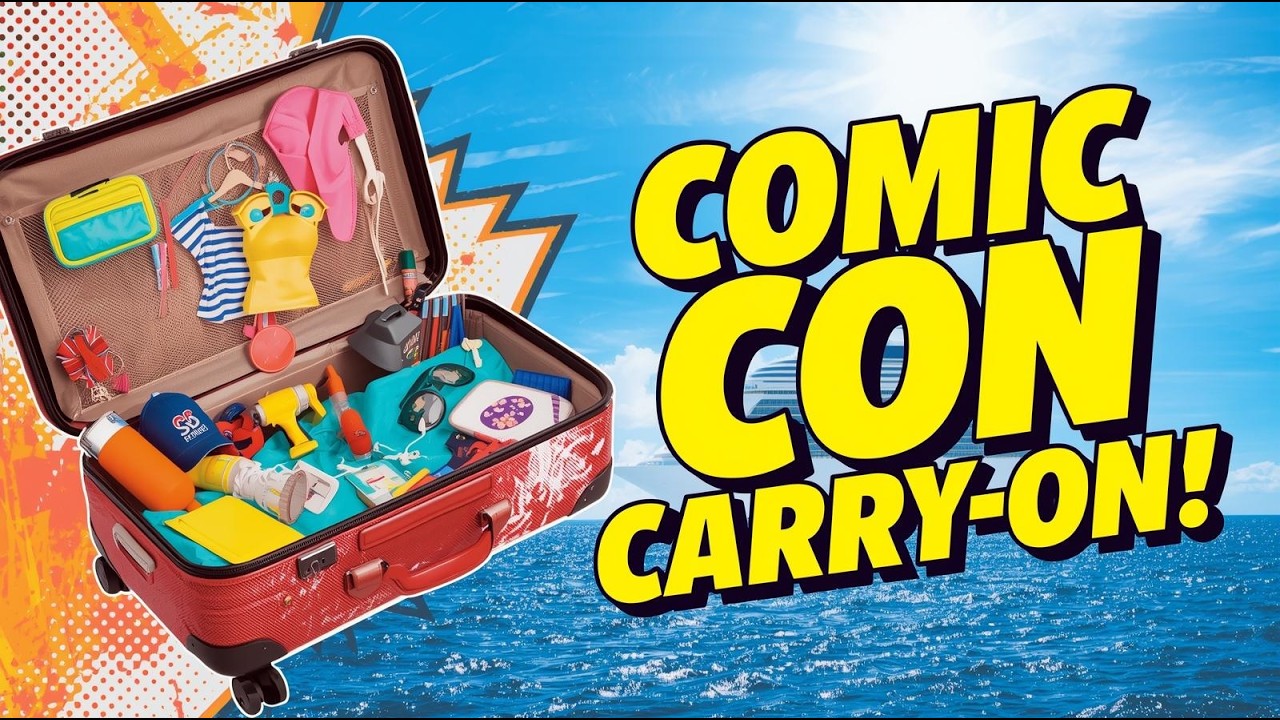 What I’m Packing in My Carry-On for Comic Con the Cruise!
