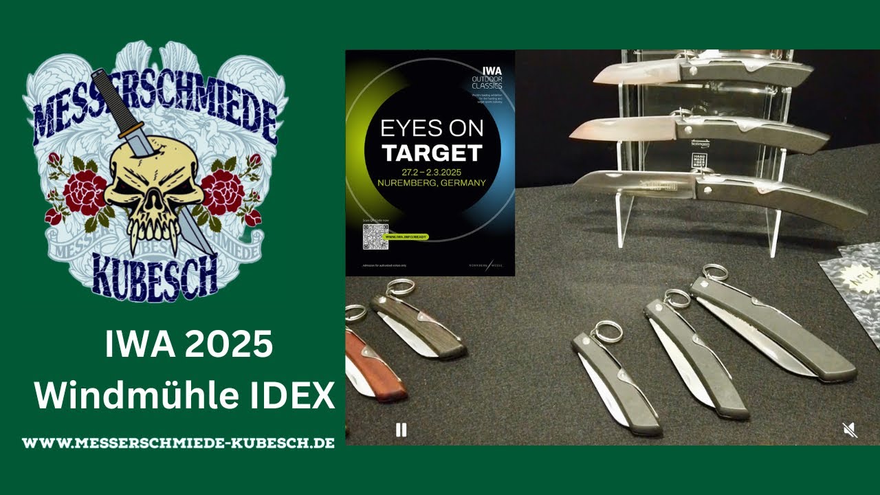 IWA Nürnberg 2025 - Die neuen IBEX-Messer auf der IWA 2025 – Windmühlenmesser in Bestform!