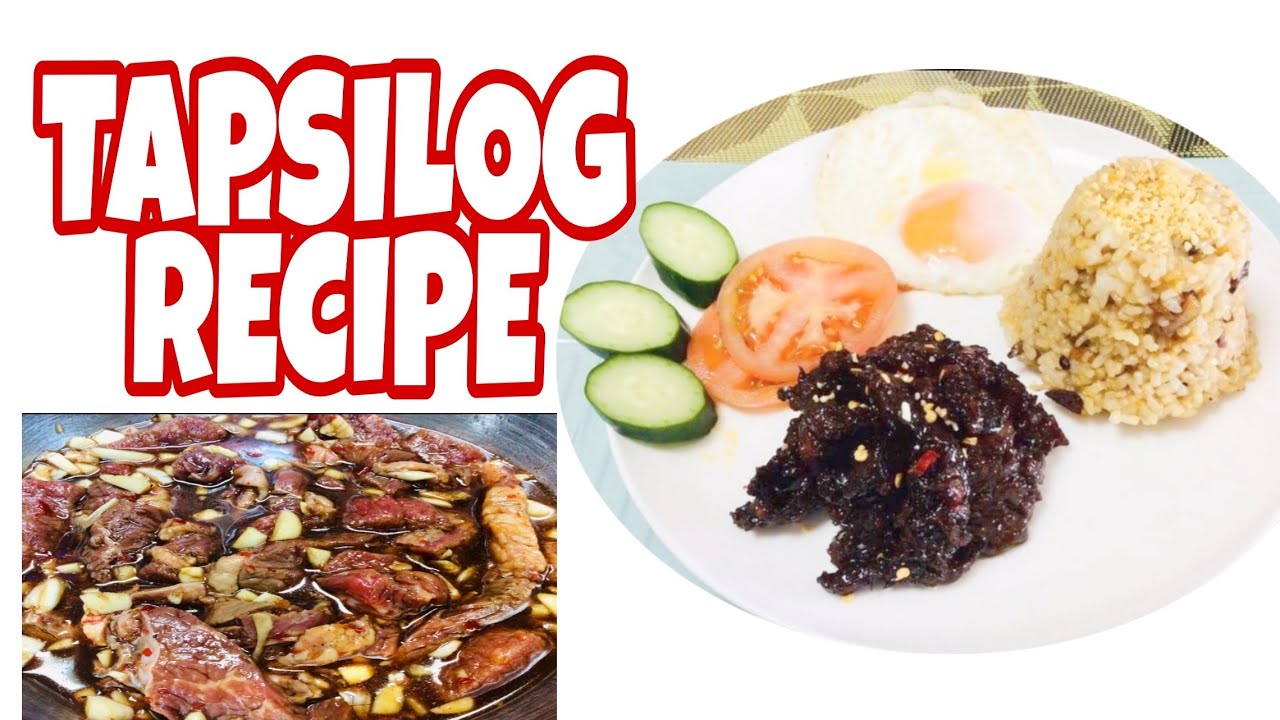 EASY YUMMY SPICY TAPSILOG  RECIPE