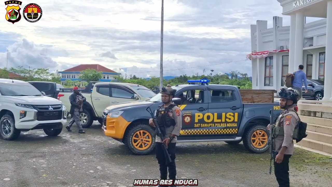 APEL GELAR PASUKAN GIAT PENGAMANAN KEMENTRIAN PERUMAHAN DAN KAWASAN PERMUKIMAN, KAB. NDUGA.
