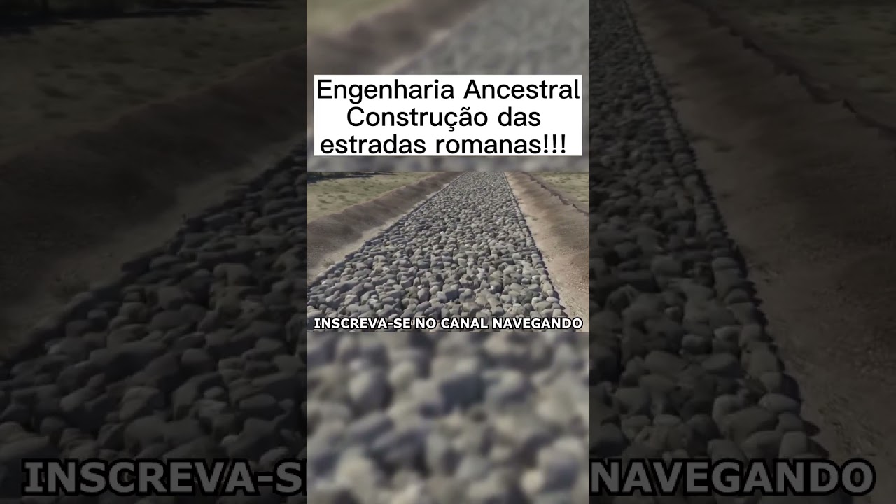 Tecnologia na constru&ccedil;&atilde;o de estradas romana