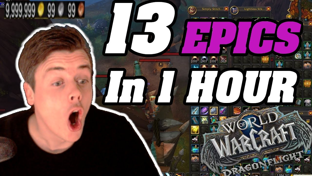 How I Got 13 EPICS In 1 Hour! Dragonflight Goldfarm