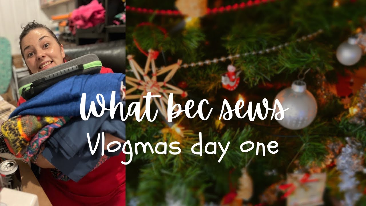 Vlogmas Day 1 | New Fabric | sewing Gifts | daily life