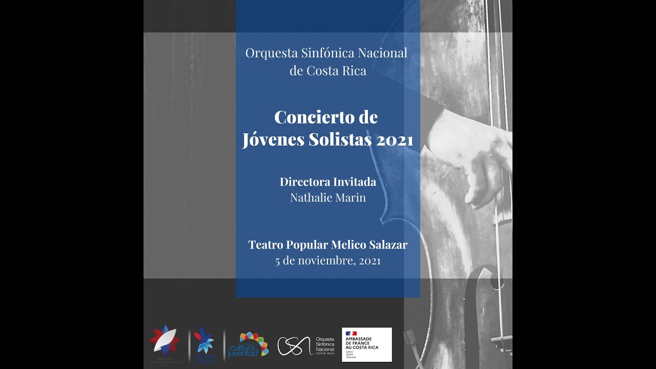 Concierto de J&oacute;venes Solistas 2021 - OSNCR