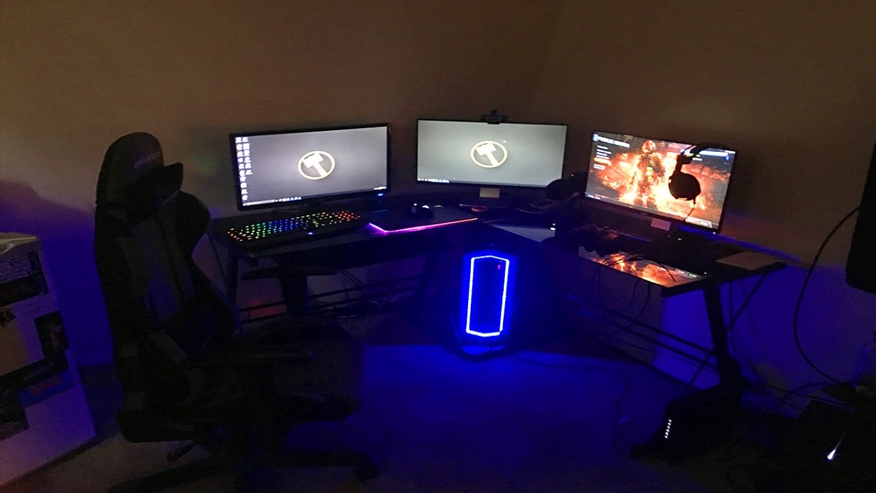 My New Gaming Setup For 2017!