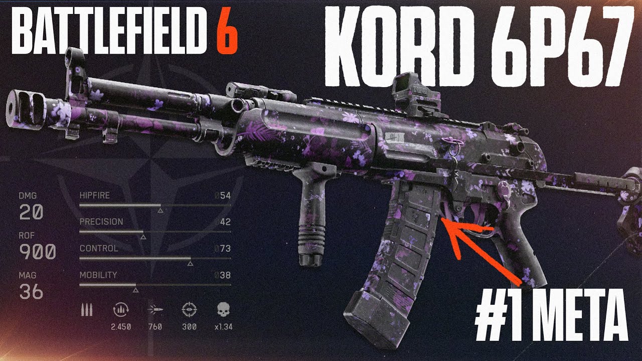IS THIS THE BEST AR ON BF6? 🤔 - KORD 6P67 META BUILD