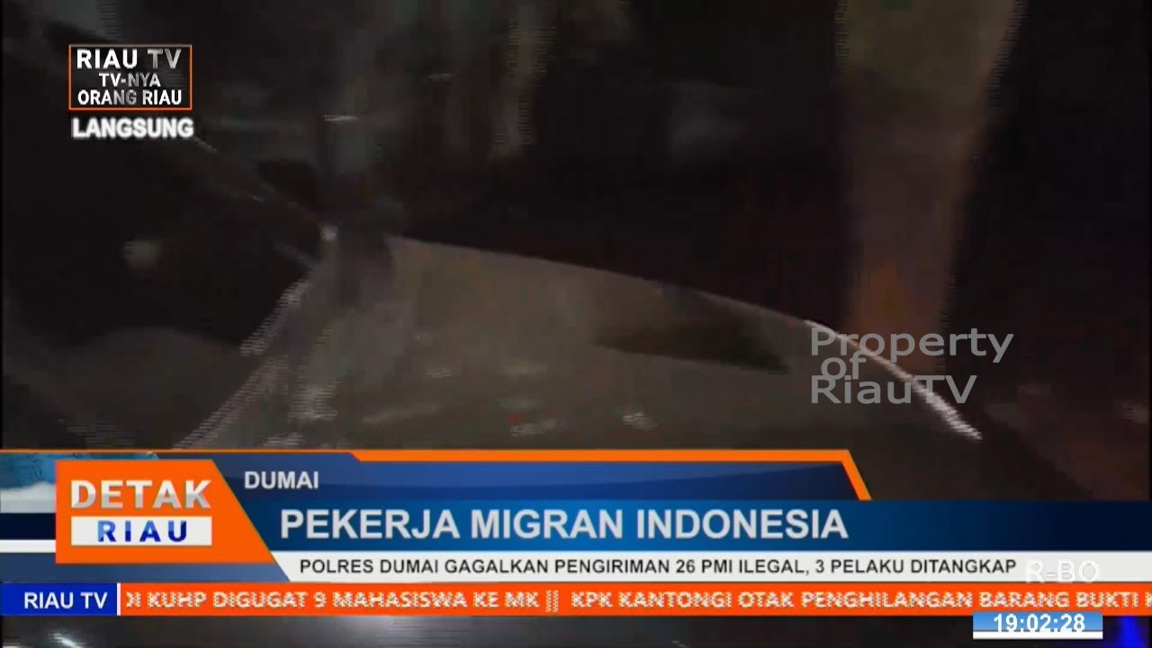POLRES DUMAI GAGALKAN PENGIRIMAN 26 PMI ILEGAL, 3 PELAKU DITANGKAP