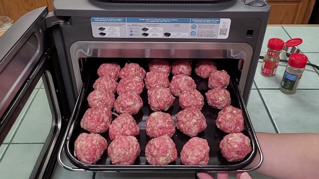 Ninja Combi 30 minute Homemade Spaghetti and Meatballs
