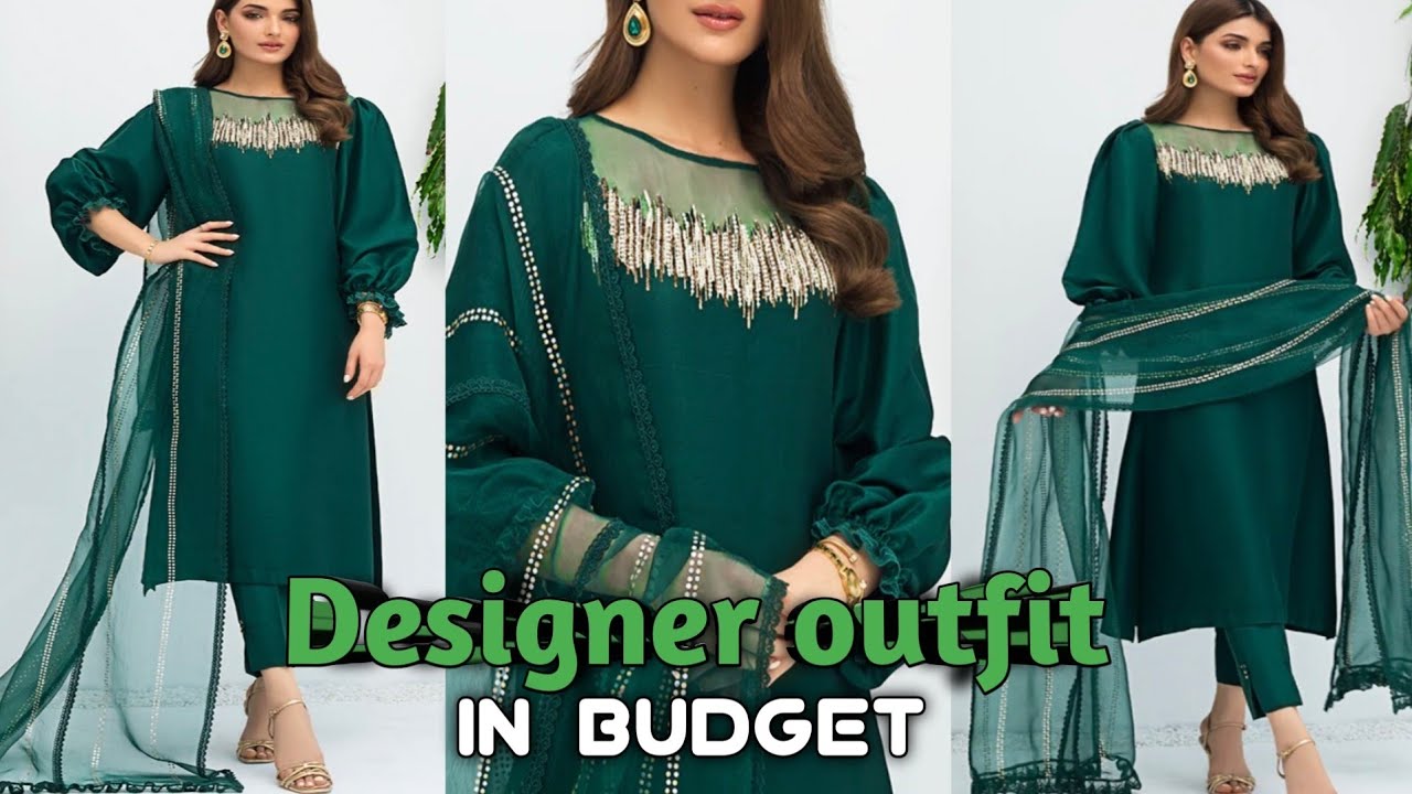 Recreate designer dress ✨ for Eid |budget friendly outfit| Partywear designing